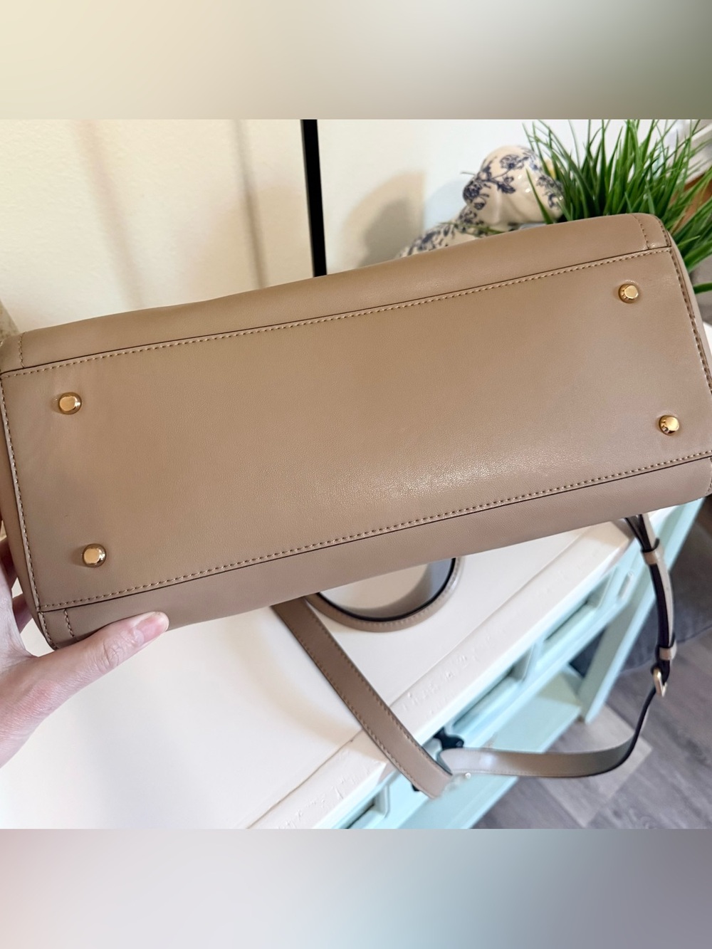 Donna Karan Hardware Leather Satchel - Picture 7 of 7